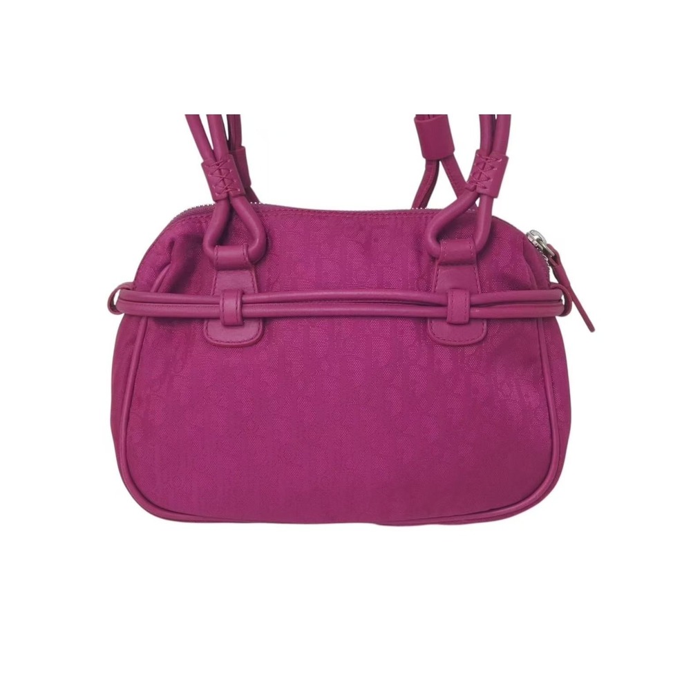 Christian Dior Trotter handbag purple pink leather jacquard - Picture 3 of 10